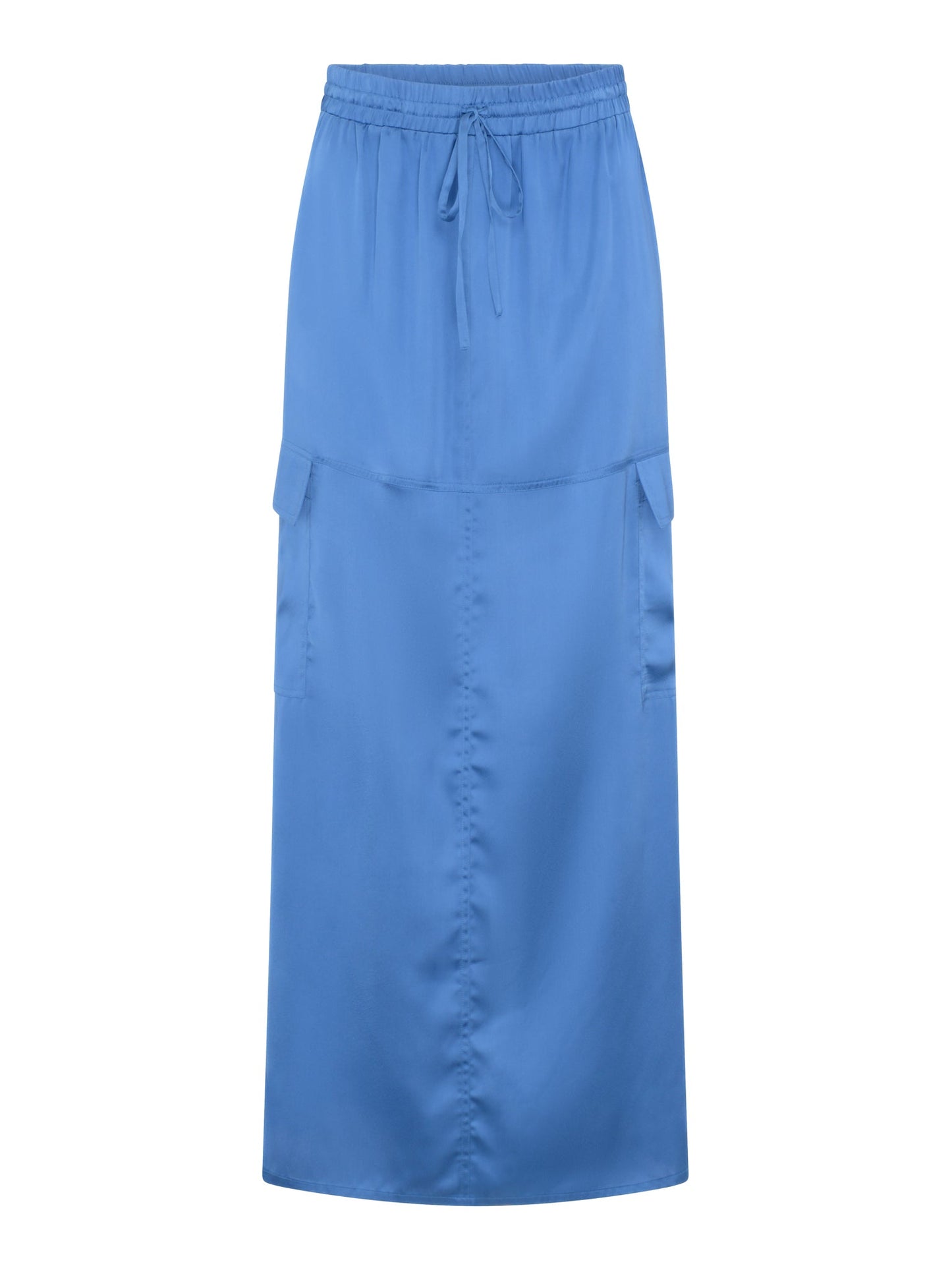Adalyn Maxi Skirt in Light Blue