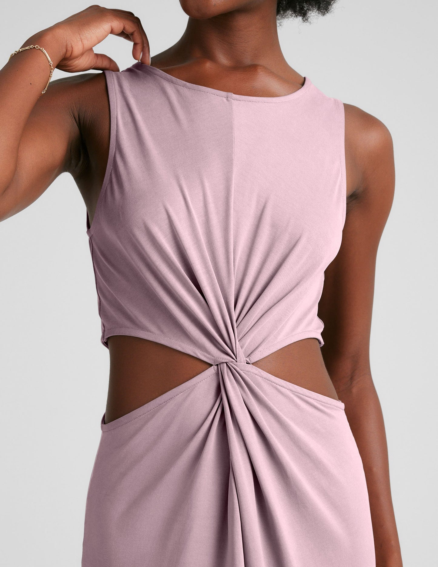 Around The World Front Twist Dress