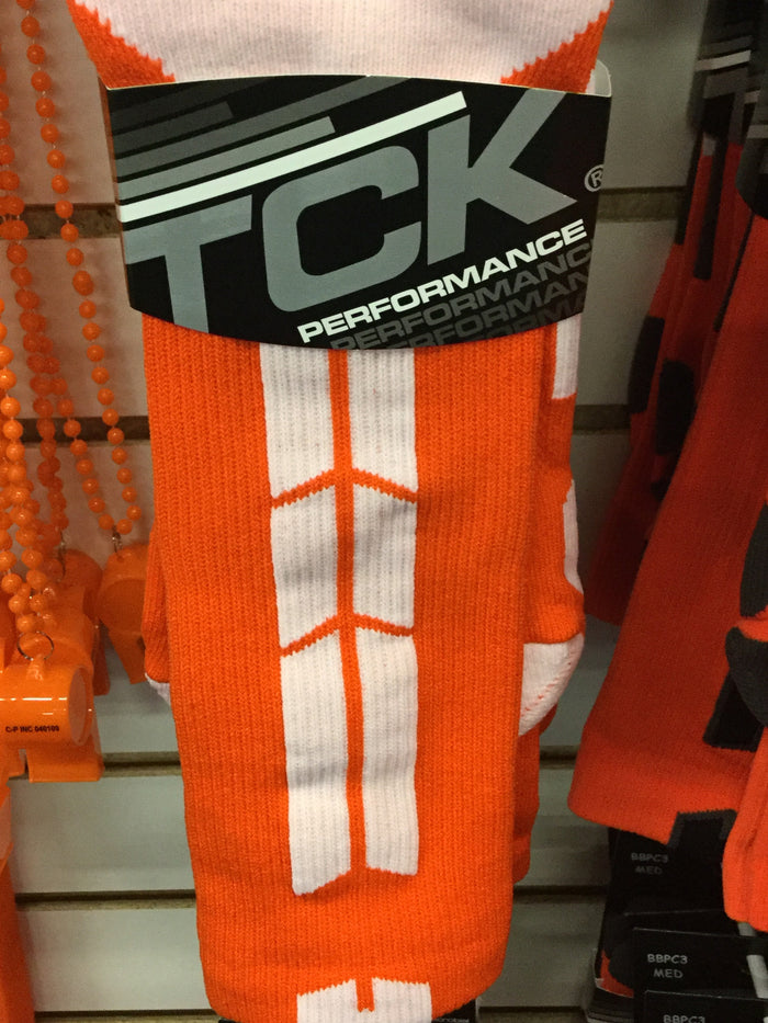 BASELINE SOCKS ORANGE/WHITE