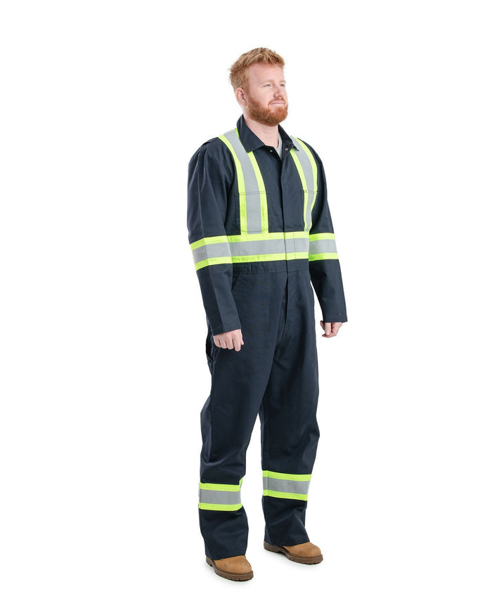 Berne Safety Striped Unlined Coverall