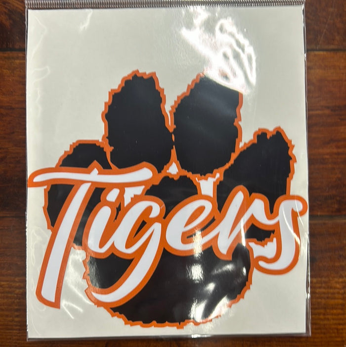 CAR DECAL - LARGE TIGER PAW