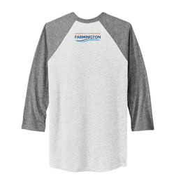 CITY UNISEX TRI-BLEND 3/4 SLEEVE RAGLAN TEE
