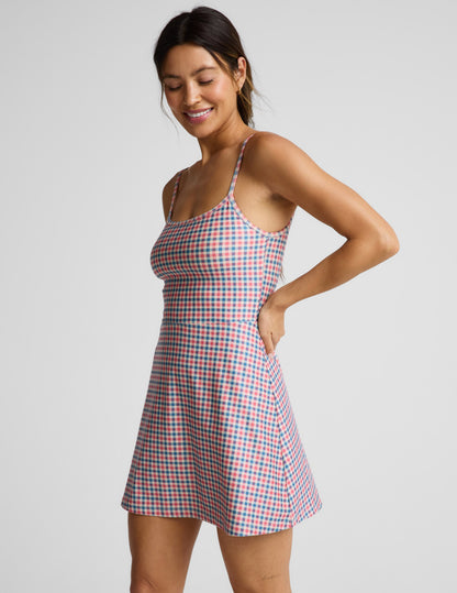 Sunwashed Gingham Midweight Spacedye™ Forever Dress