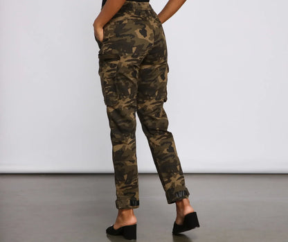 Lowkey Style High Rise Cargo Joggers