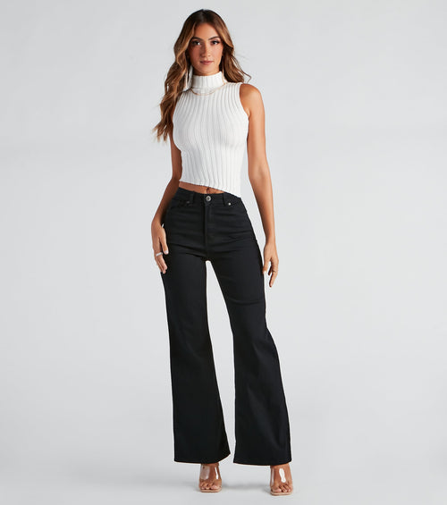 Catch Ya Later Wide-Leg Jeans