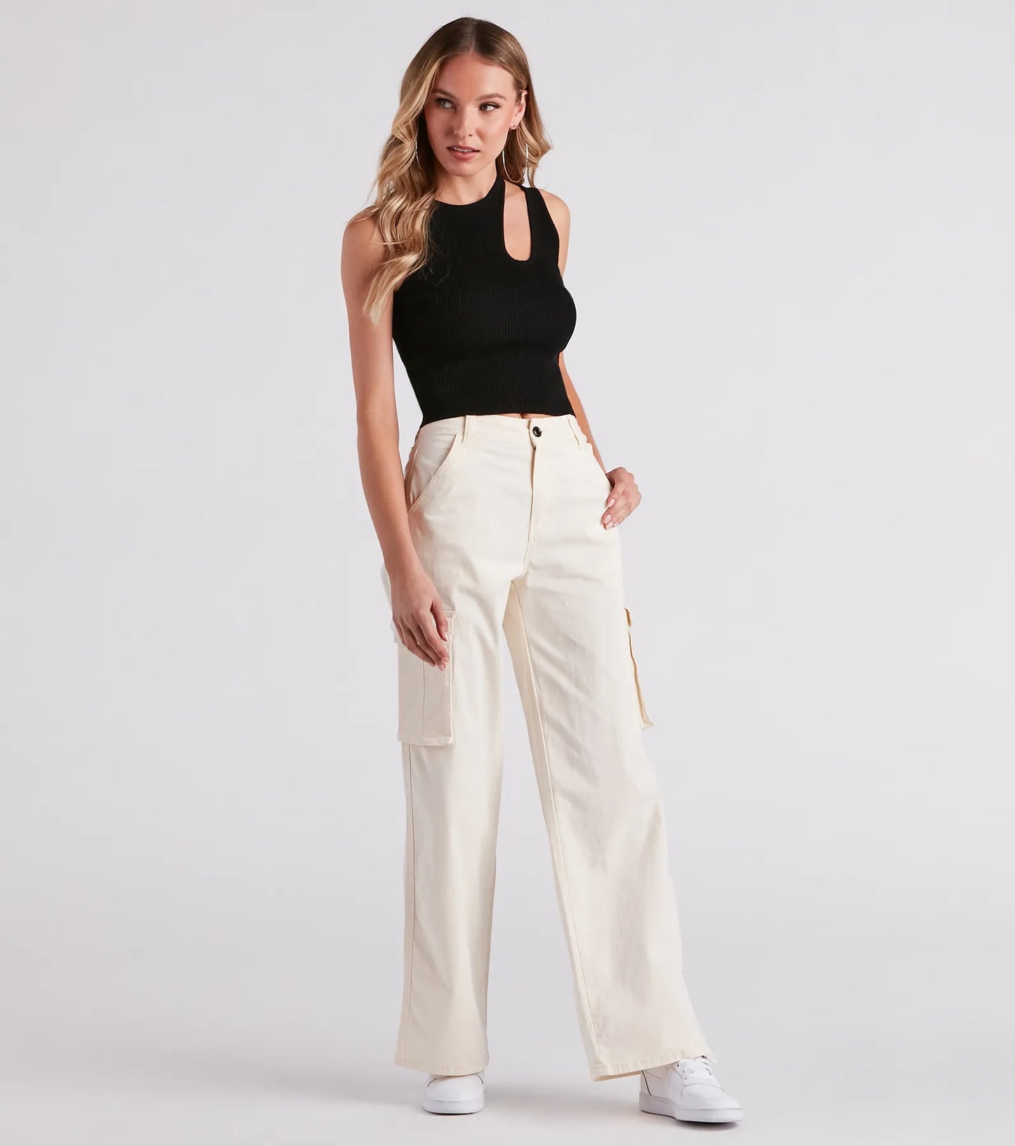 Such A Trendsetter Wide-Leg Cargo Pants
