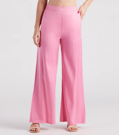 Seriously Stylish Satin Trouser Pants