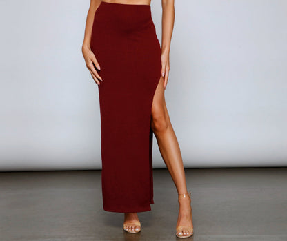 So Stunning Asymmetrical Maxi Skirt