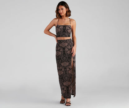 Bohemian Chic Maxi Skirt
