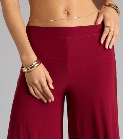 Luxe Girl Agenda Wide Leg Knit Pants