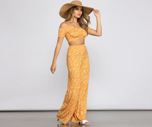 Floral Sensation High Waist Pants