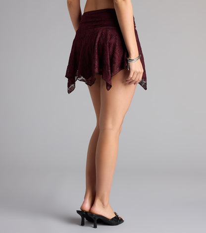 Flirt Mode On Lace Skort