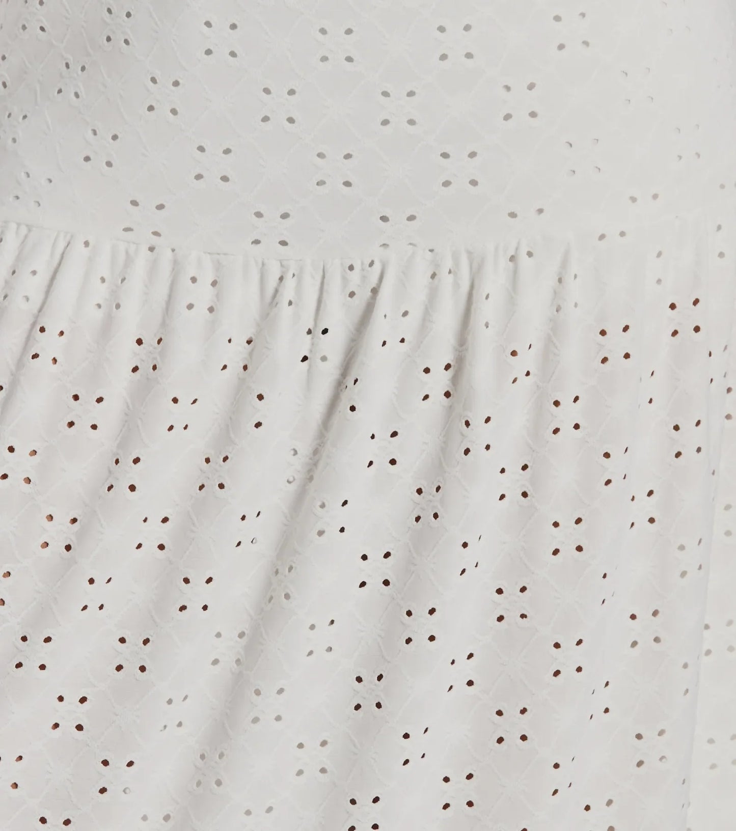 Vibe Of Summer High Rise Eyelet Maxi Skirt