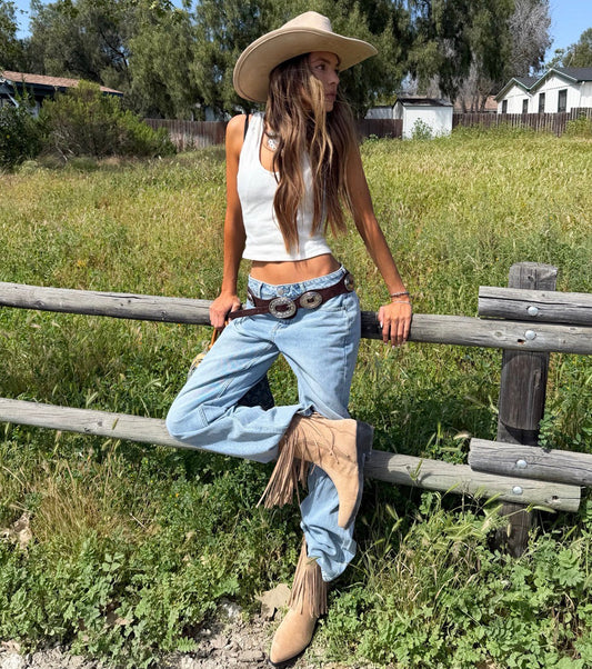 Currently Trending Low-Rise Denim Jeans