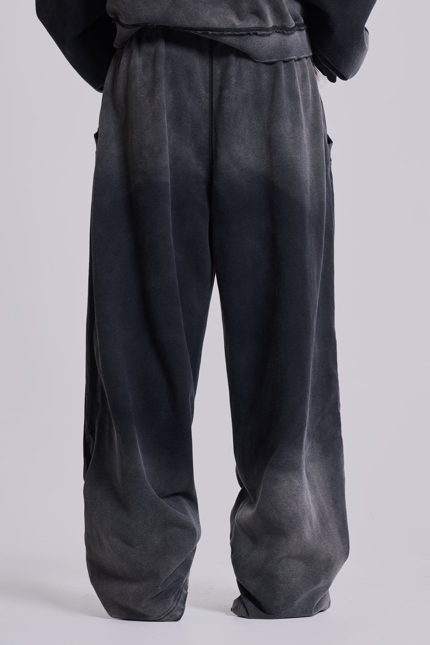 Grey Sporty Baggy Monster Joggers