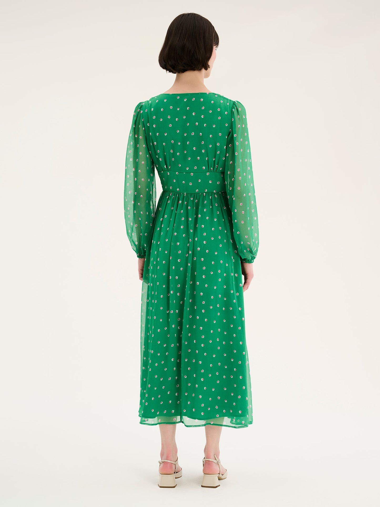 Gabriella Dress in Mini Shape Print