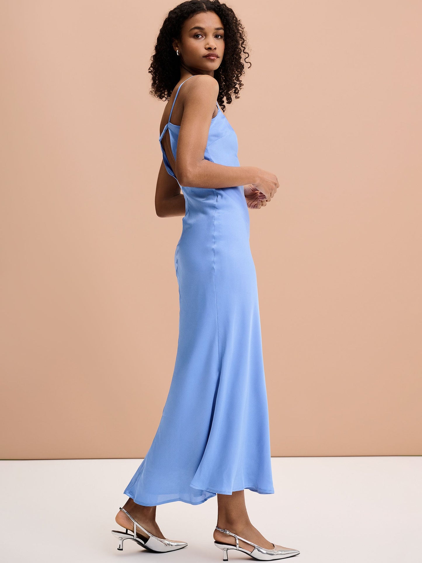 Libra Maxi Dress in Blue