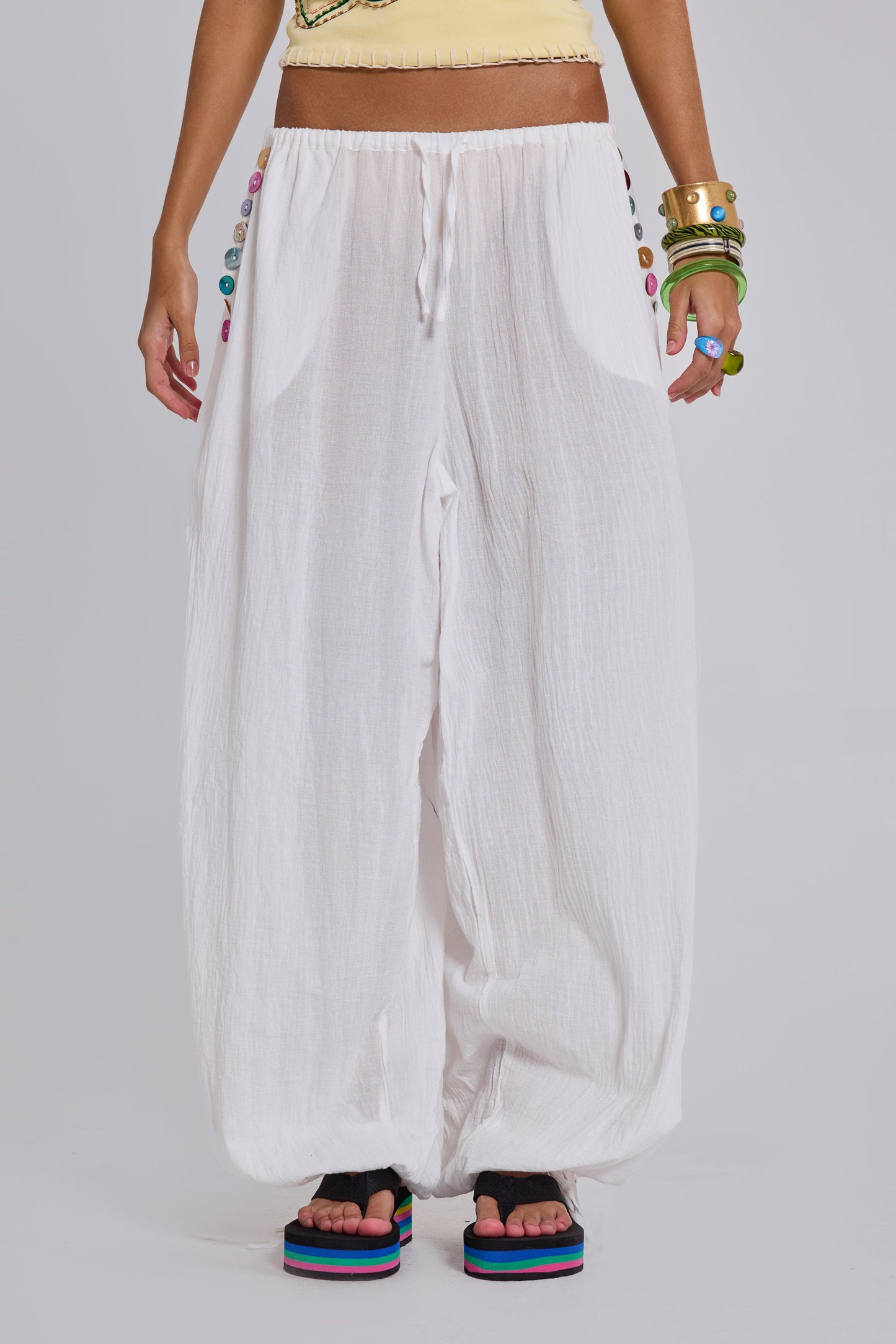 Livara Button Balloon Trousers