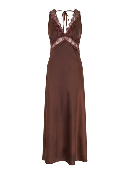 Aurelia Dress in Chocolate