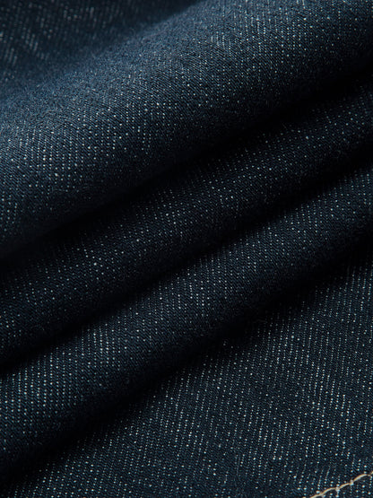 Mid-Waist Curved-Leg Jeans