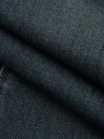 Mid-Waist Straight-Leg Jeans