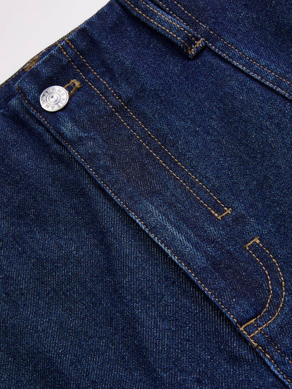 Denim Wide-Leg Jeans
