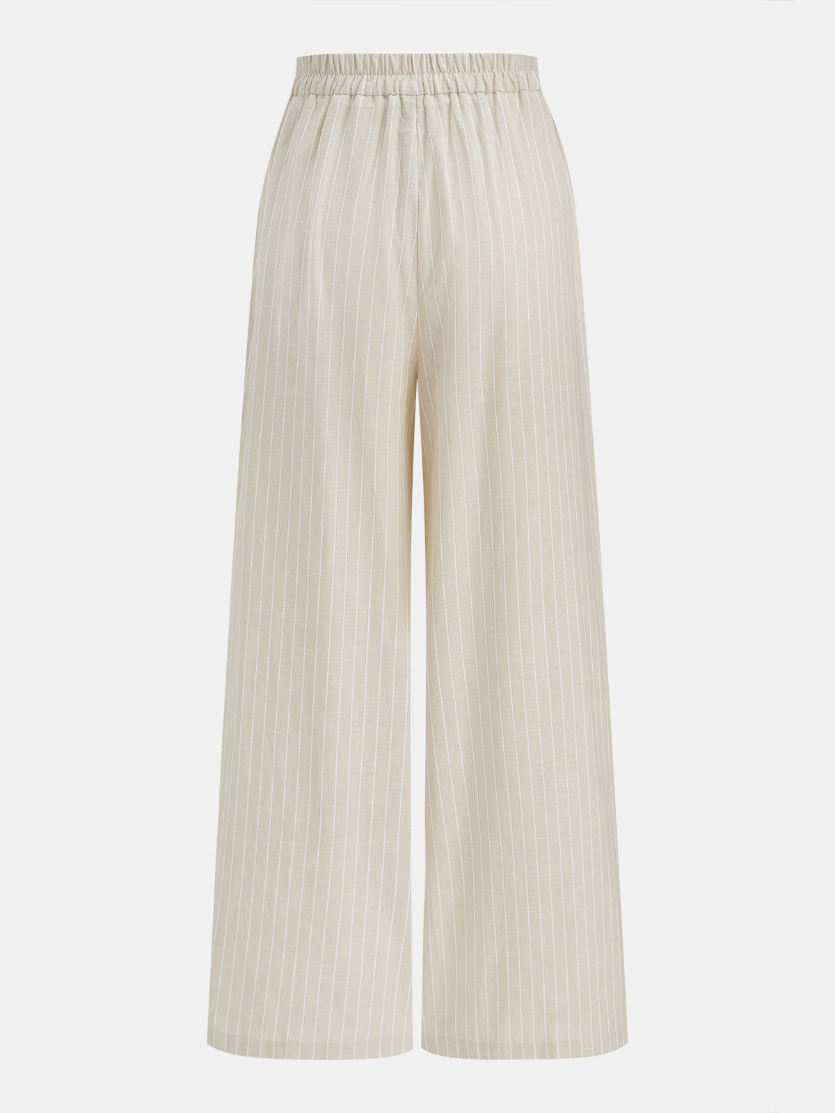 Striped Cotton Two Piece Pants Set
