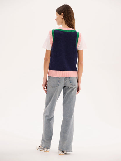 Bobbi Kiwi Vest in Navy