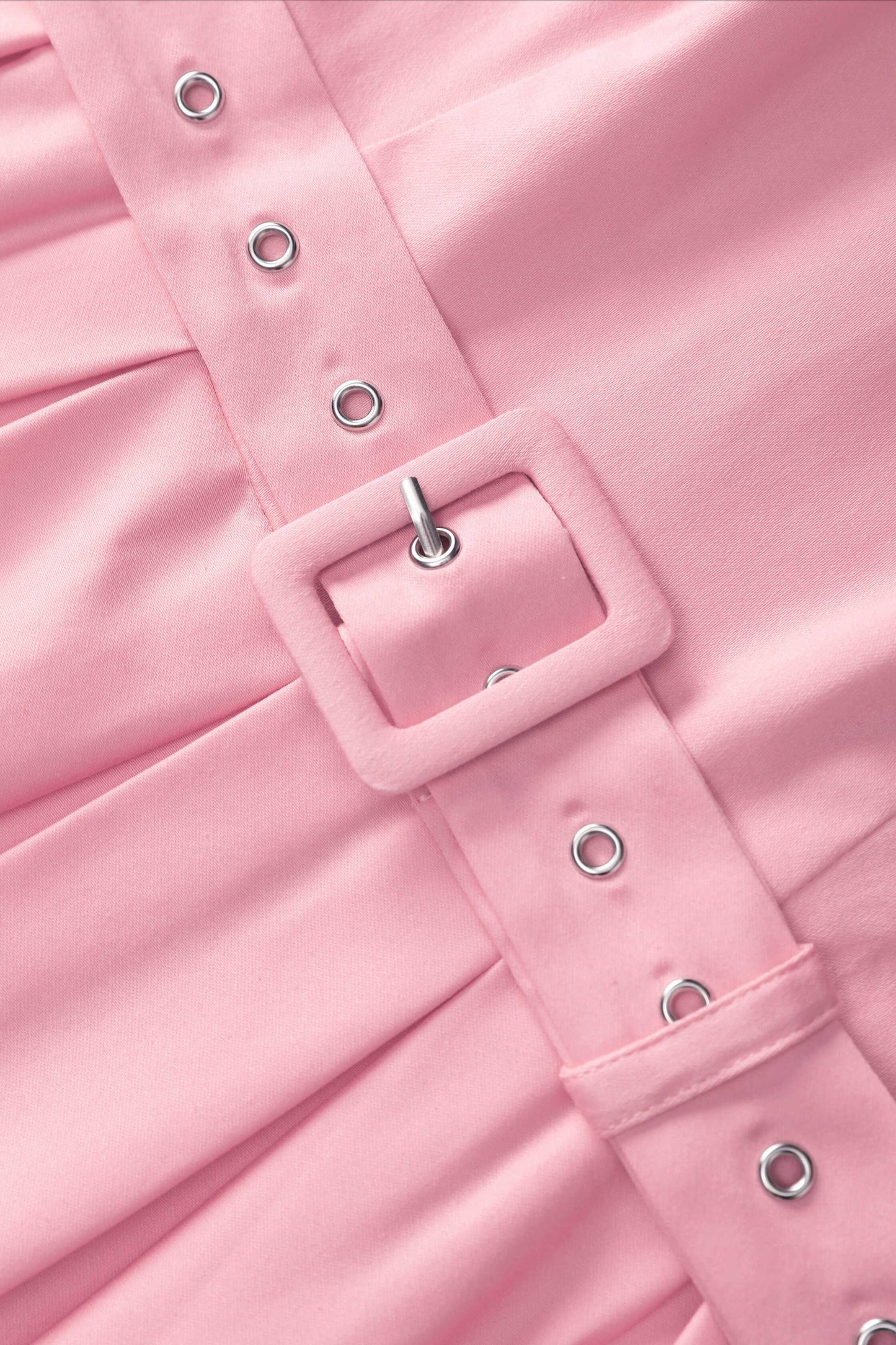Helen Light Pink Cotton Midi Dress