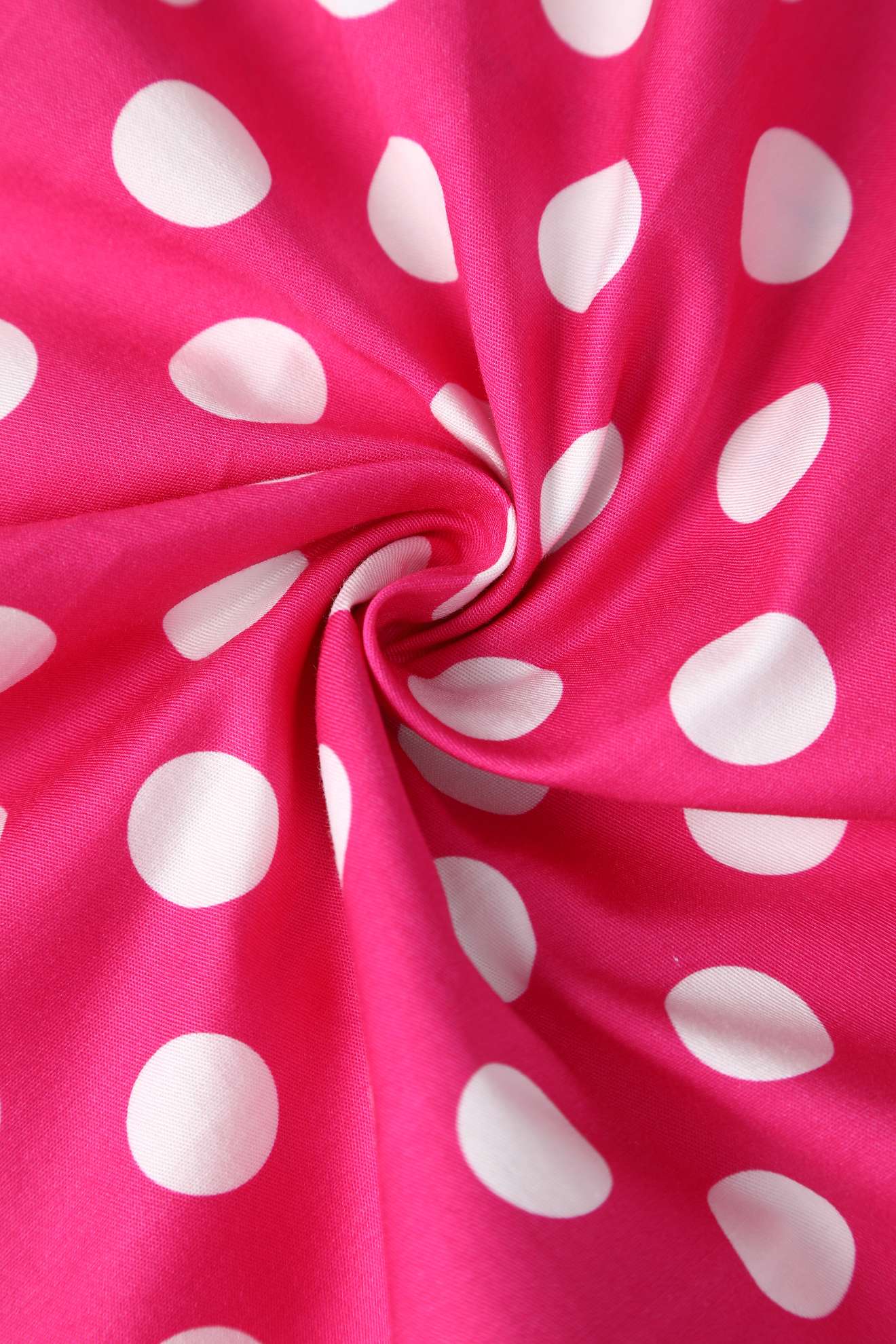 Lily Hot Pink Off Shoulder Spot Dress