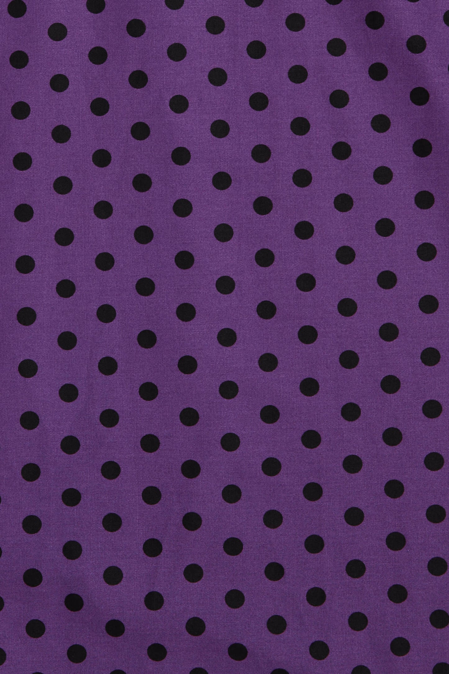Claudia Flirty Fifties Polka Dot Dress in Purple-Black