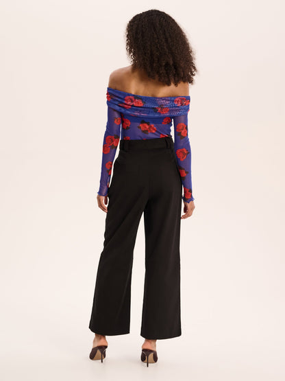 Freya Rose Print Top in Multi