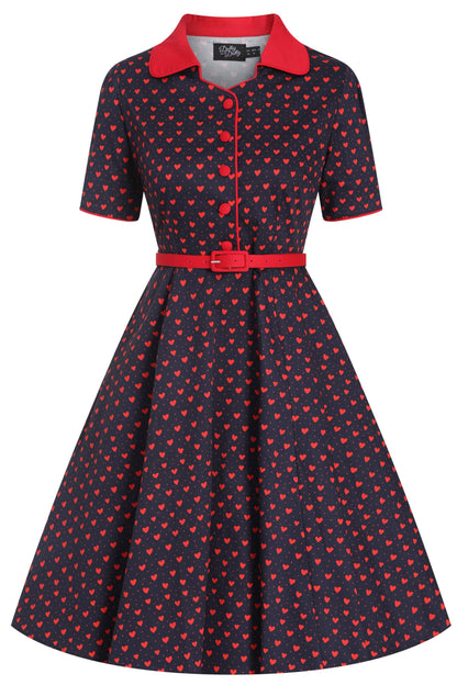 Penelope "Love Me Dot" Shirt Dress