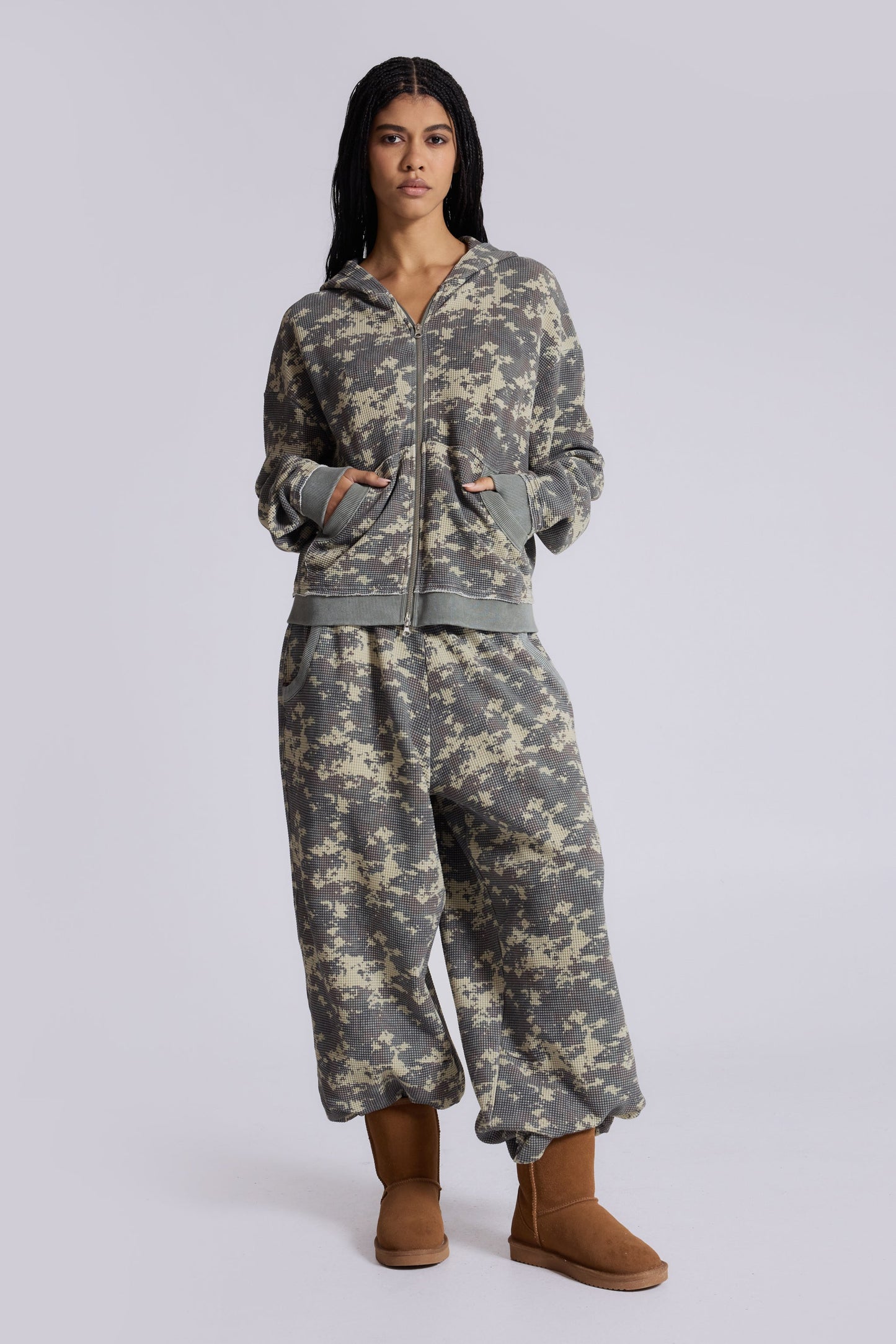 Digi Camo Waffle Monster Joggers