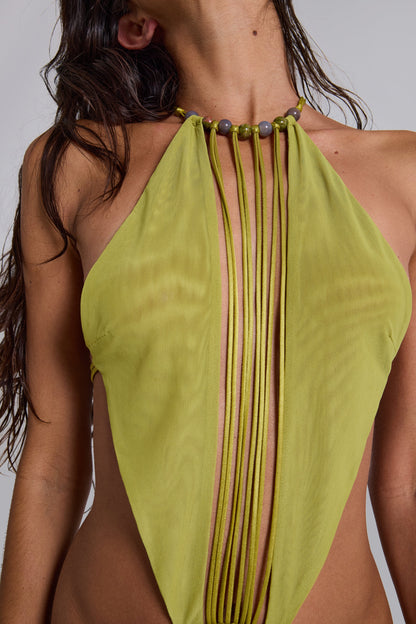 Darlyn Draped Backless Maxi Dress