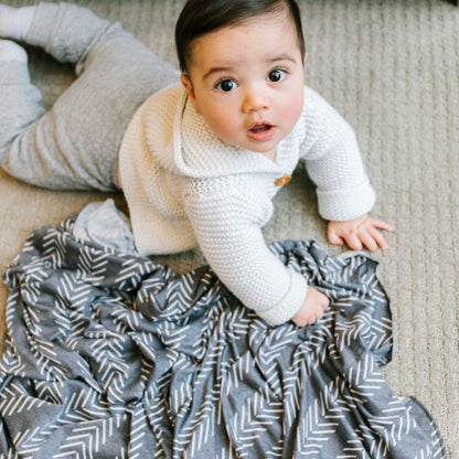 Knit Swaddle Blanket - Canyon