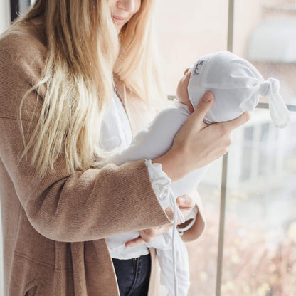 Knit Swaddle Blanket - Dove