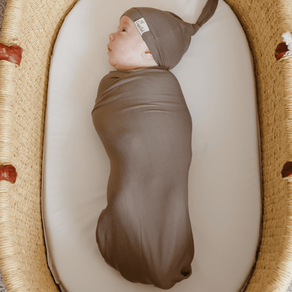 Knit Swaddle Blanket - Gobi