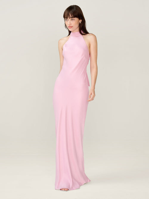 Milos Dress in Vintage Pink