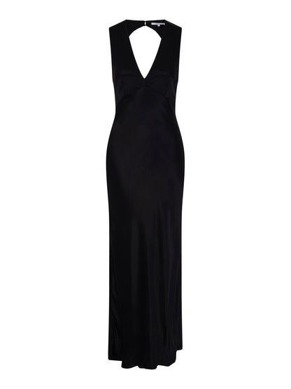 Nova Tie Back Dress in Black