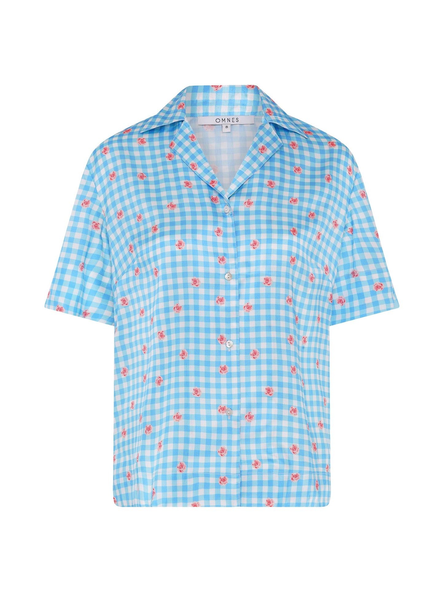 Oaklyn Floral Gingham Print Shirt