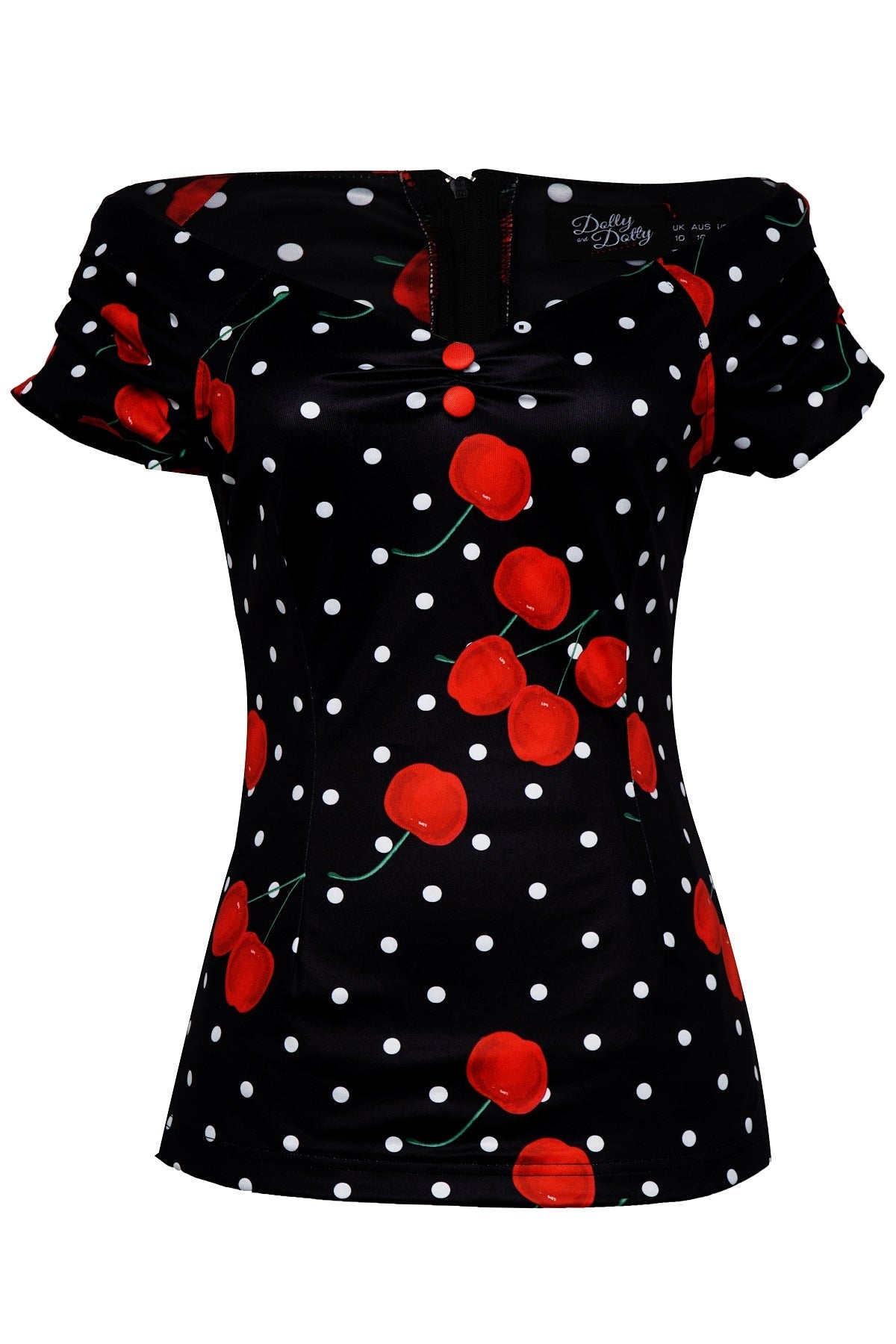 Lilian Off Shoulder Black Cherry Top