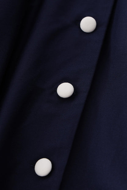 Mollie Nautical Full Circle Shirt Dress