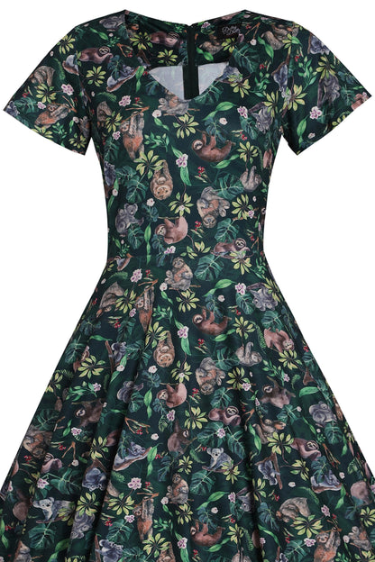 Palma Koala & Sloth Casual Dress