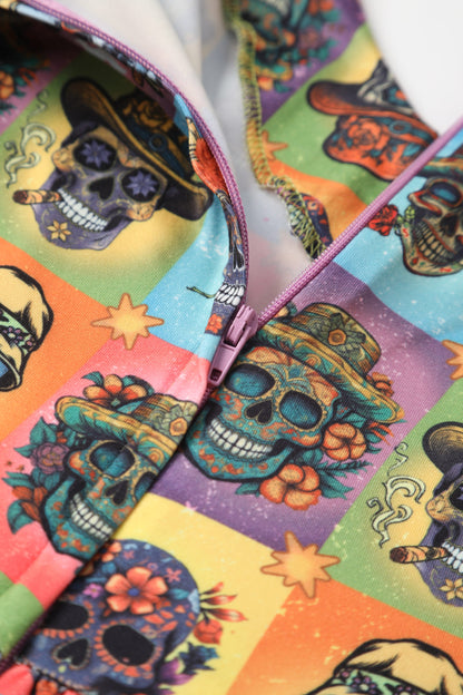 Billie Day Of The Dead Long Sleeved Dress