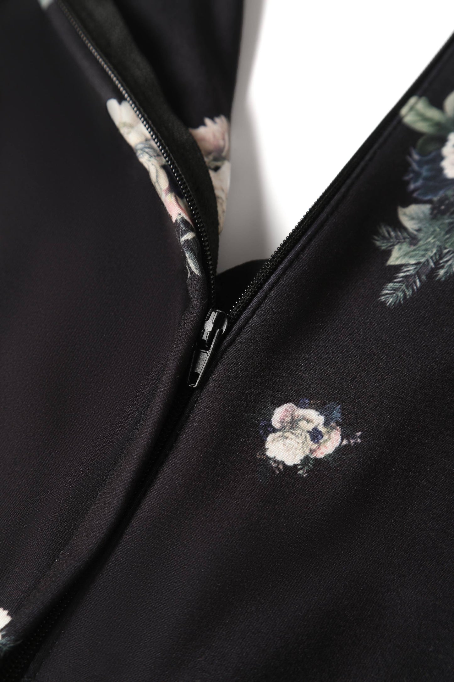 Esther Black Rose Butterfly Sleeved Jumpsuit