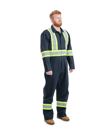 Berne Safety Striped Unlined Coverall