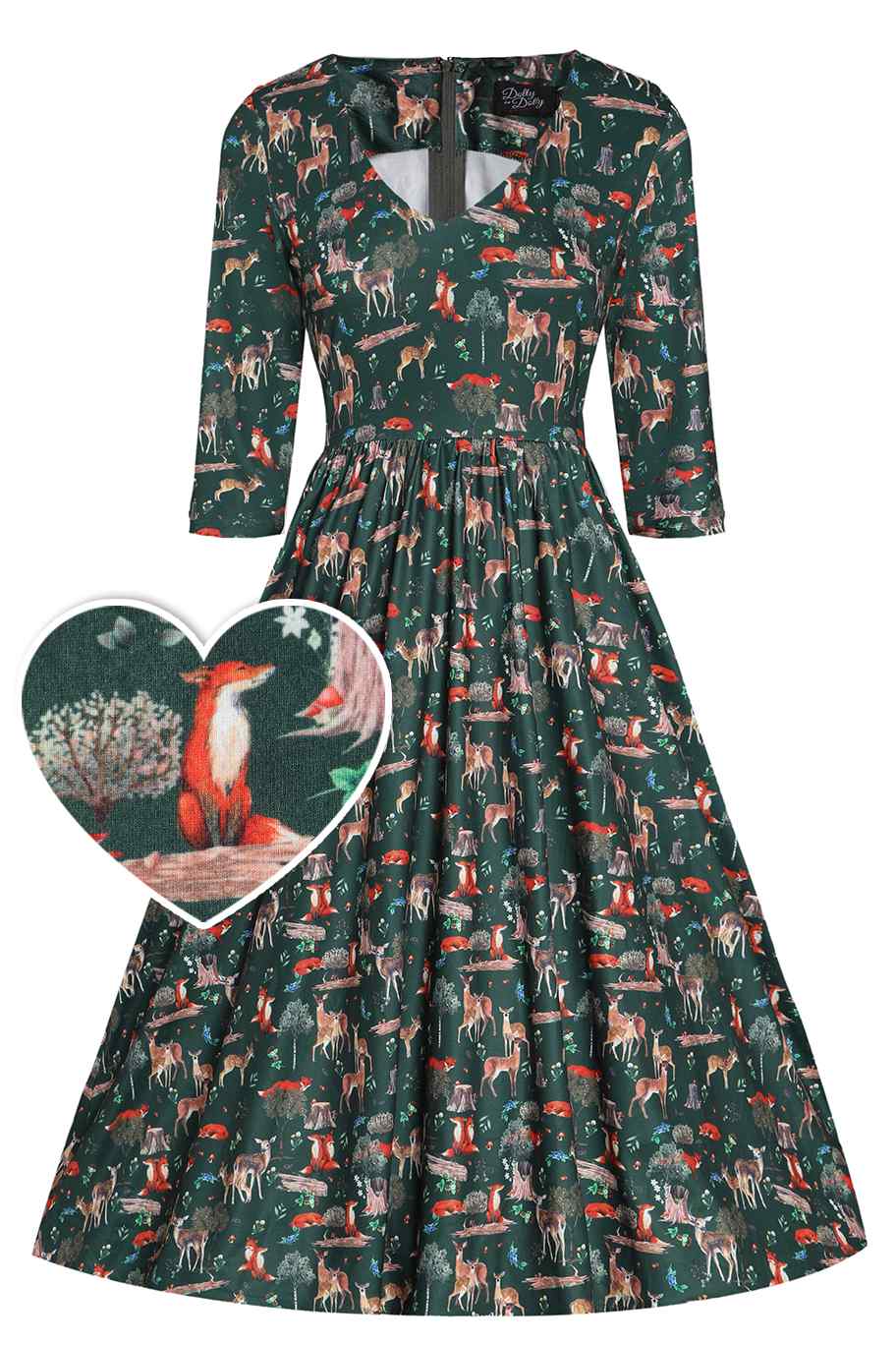 Billie Green Woodland Dress
