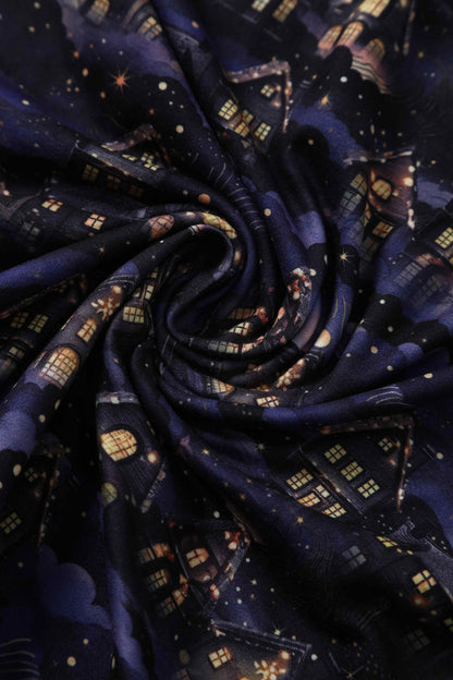 Billie Purple Christmas Eve Flared Dress