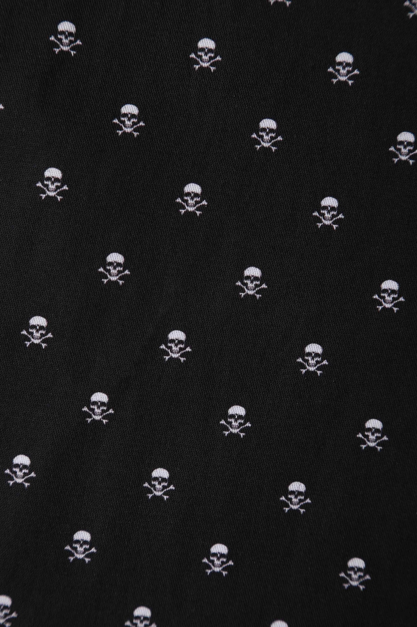 Amanda Black Skull Swing Dress